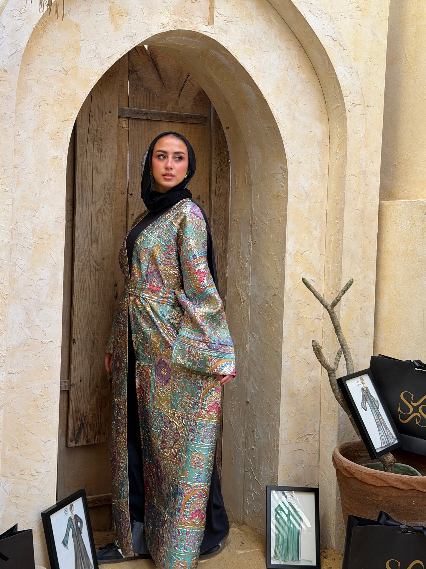 Colorful kaftan
