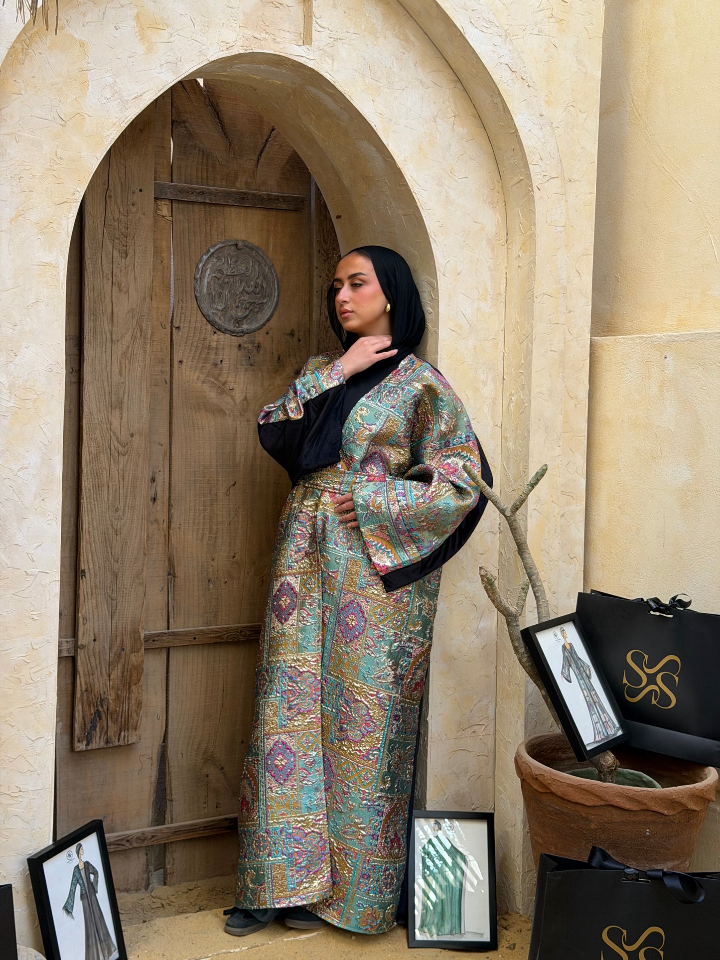 Colorful kaftan