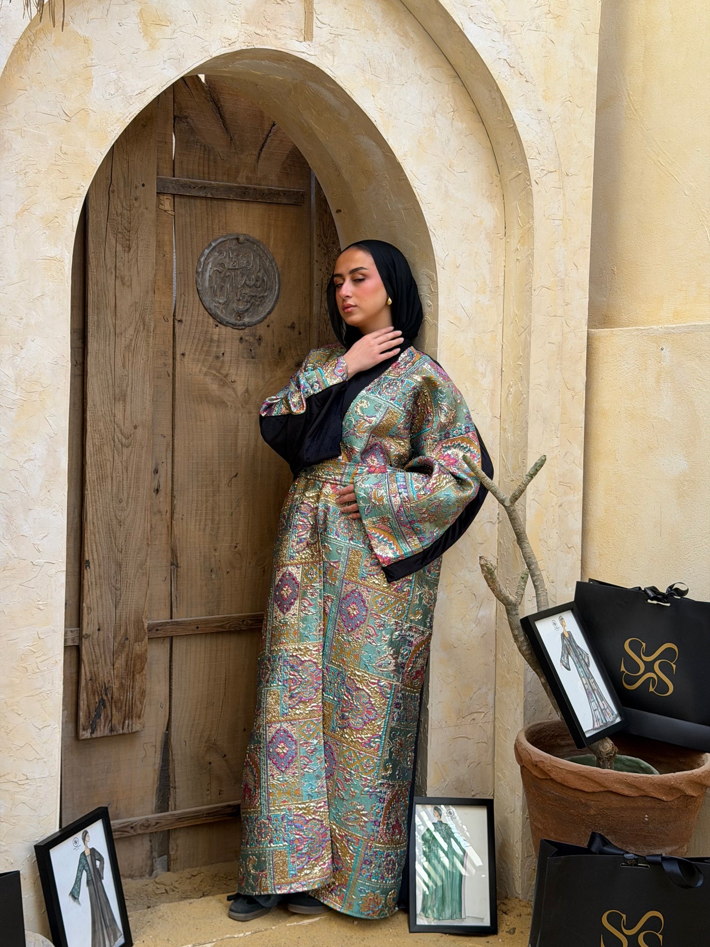 Colorful kaftan